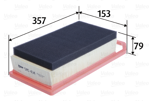 VALEO 585434 Filtro aria